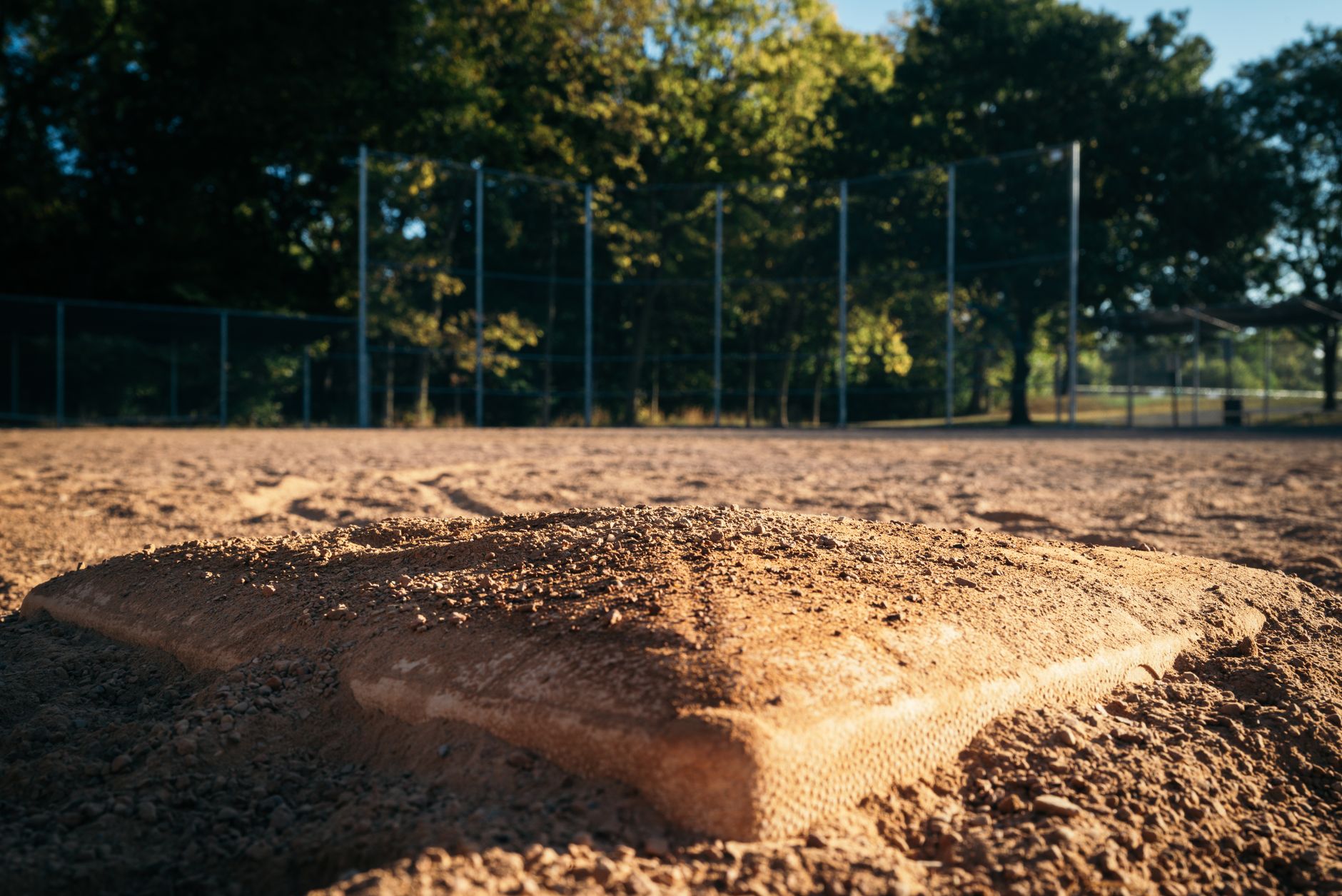 Catcher throwing down to second base
