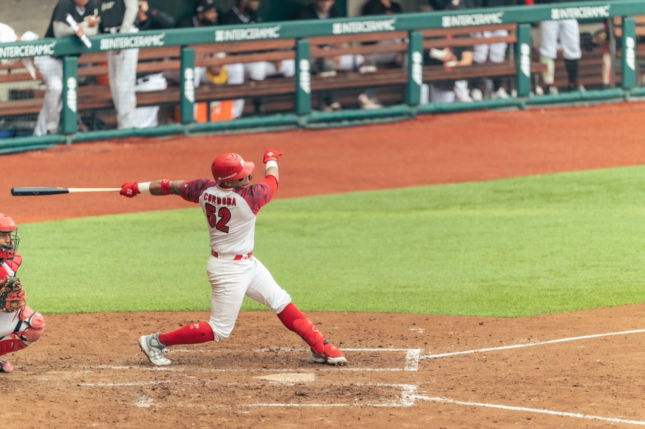 Runner rounding third base