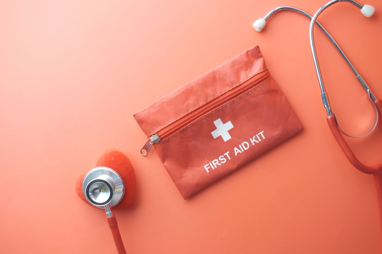 Medical bag on the sideline