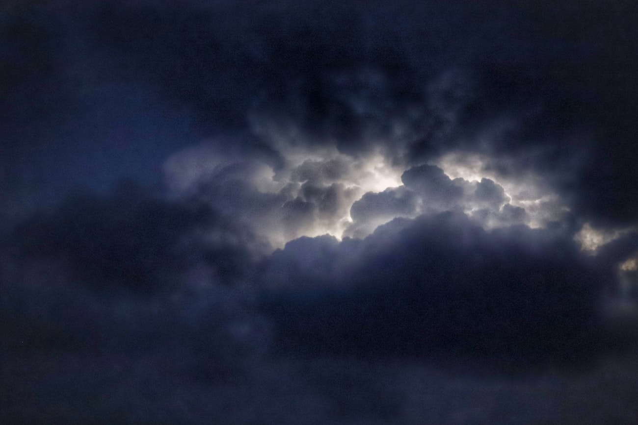 Weather delay at a youth baseball complex