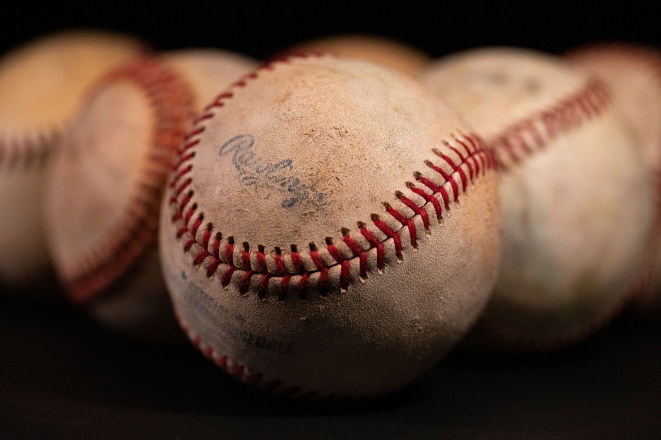 Young pitcher in throwing motion
