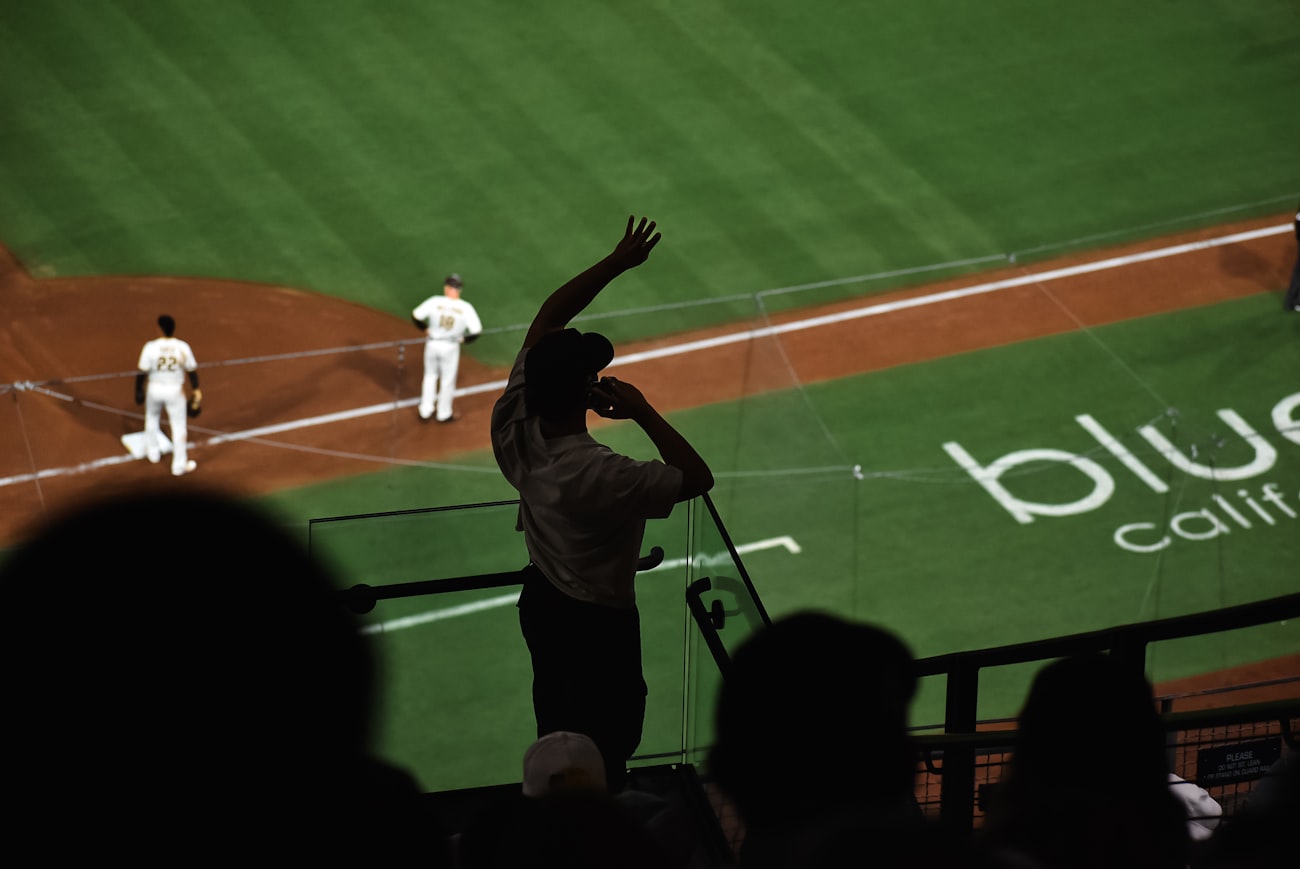 Infield play with runners on base