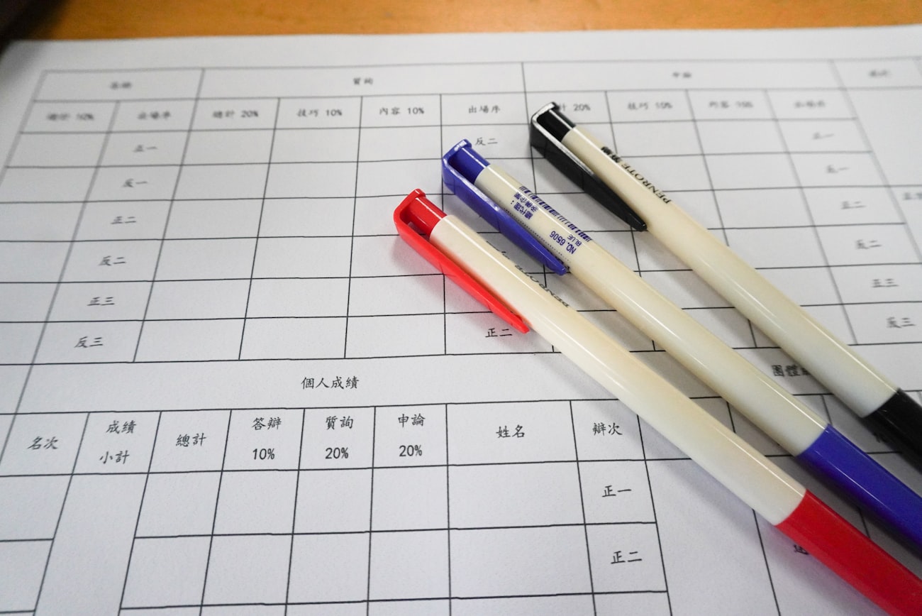 Parent keeping score at a game