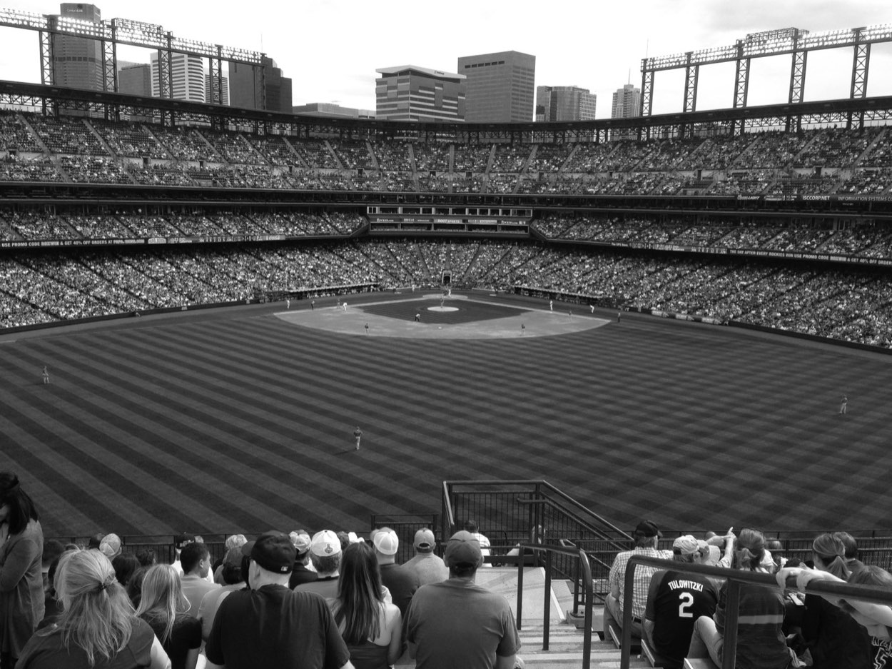 Parents watching from the bleachers