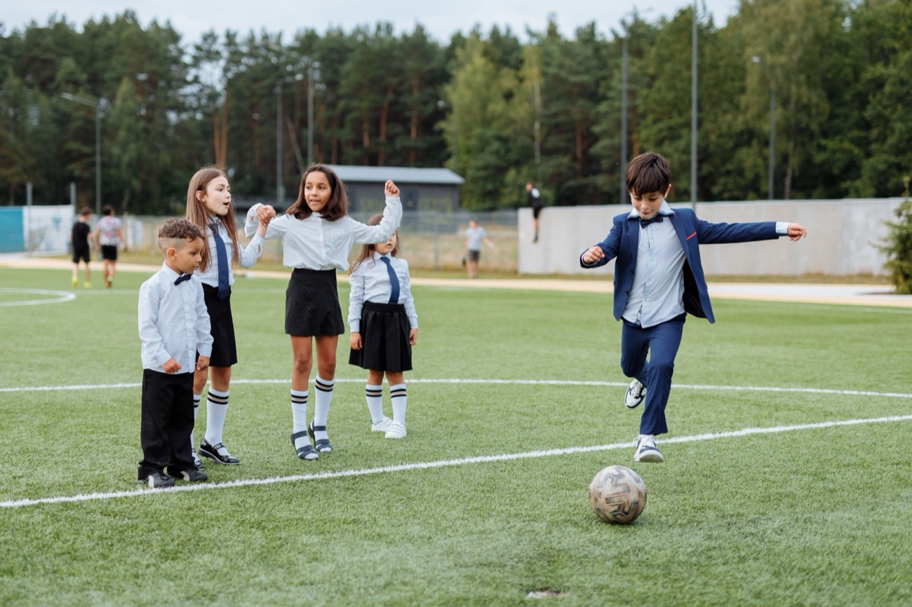 Children playing together