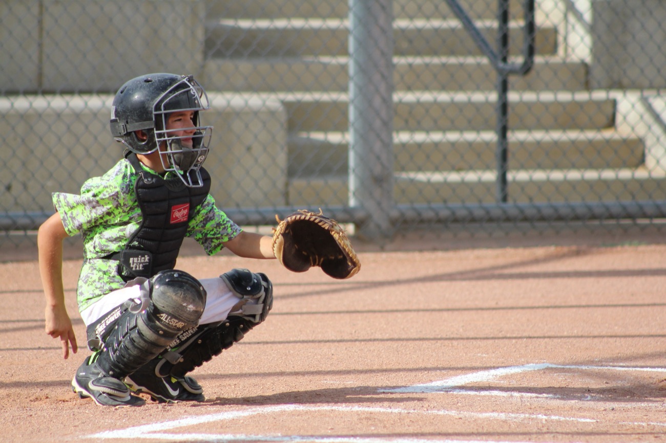 New player with a glove