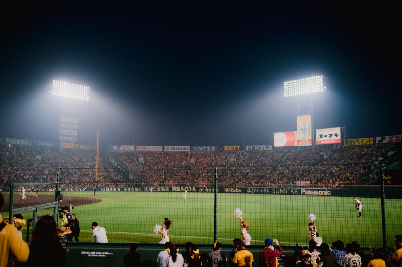 Dugout during a summer game