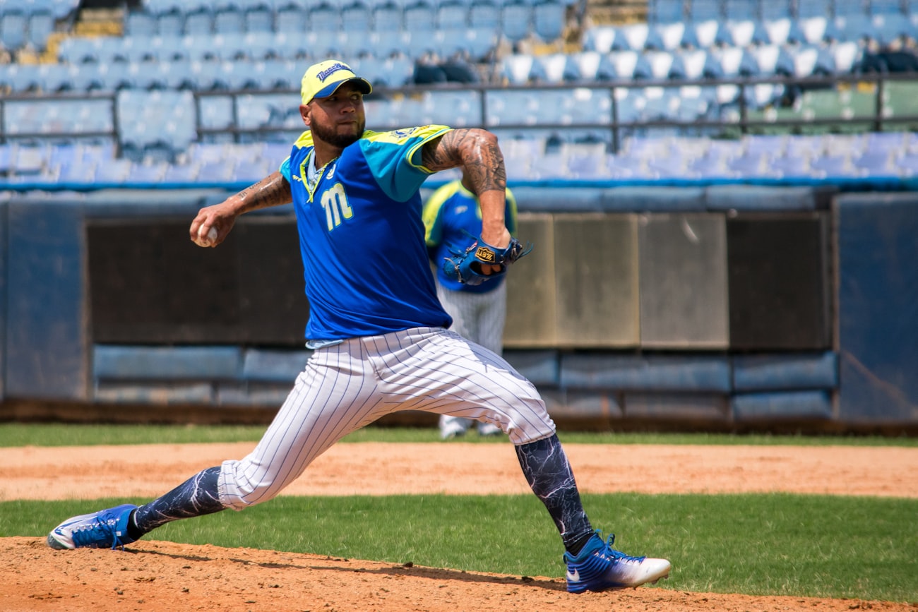 Player running the bases during a baseball tryout