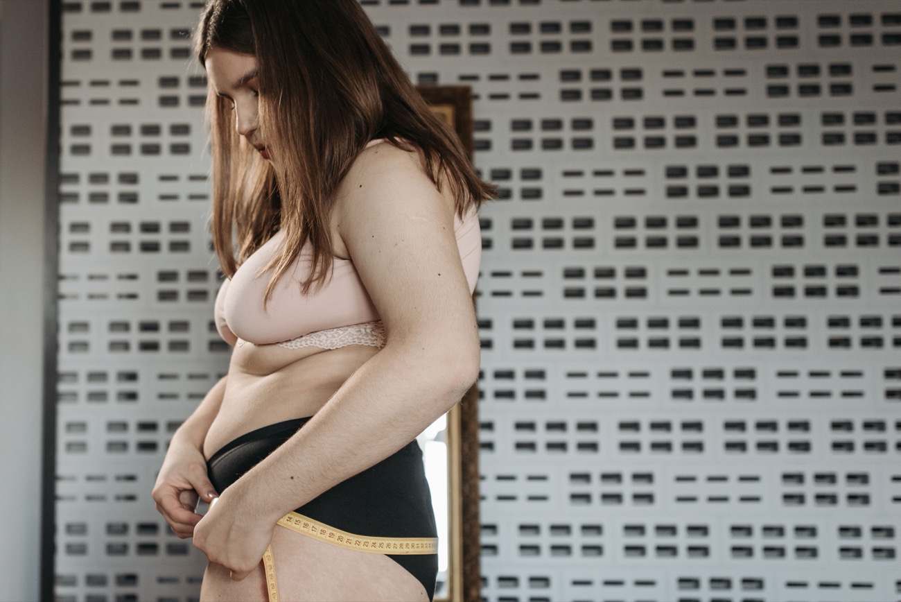 Teenage athlete training carefully
