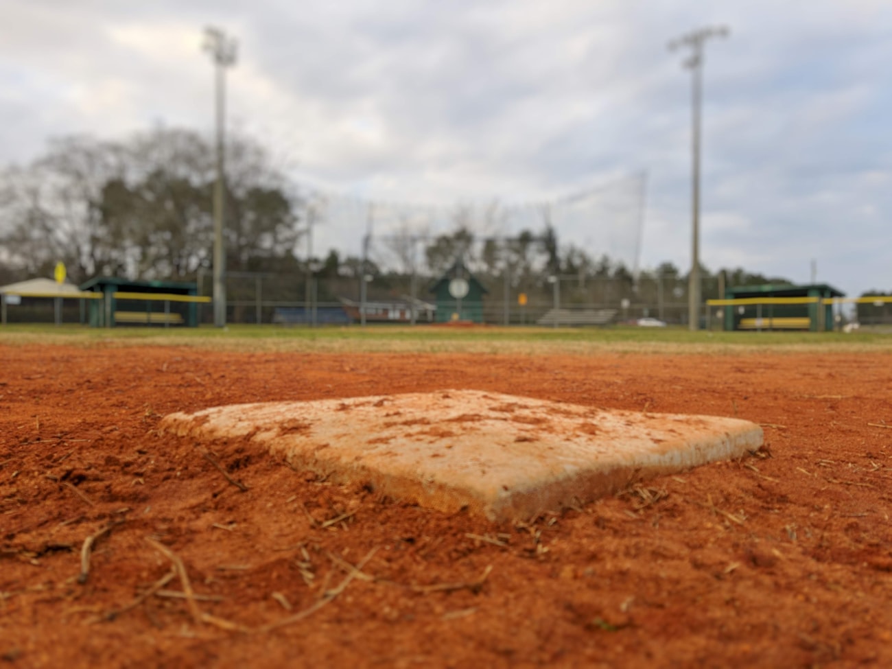 Young pitcher working through a bullpen session